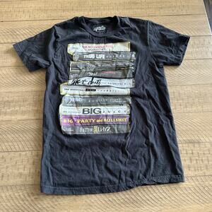 RARE Tupac 2Pac Biggie Notorious BIG Rap Cassette Tape T-Shirt 2013 Medium